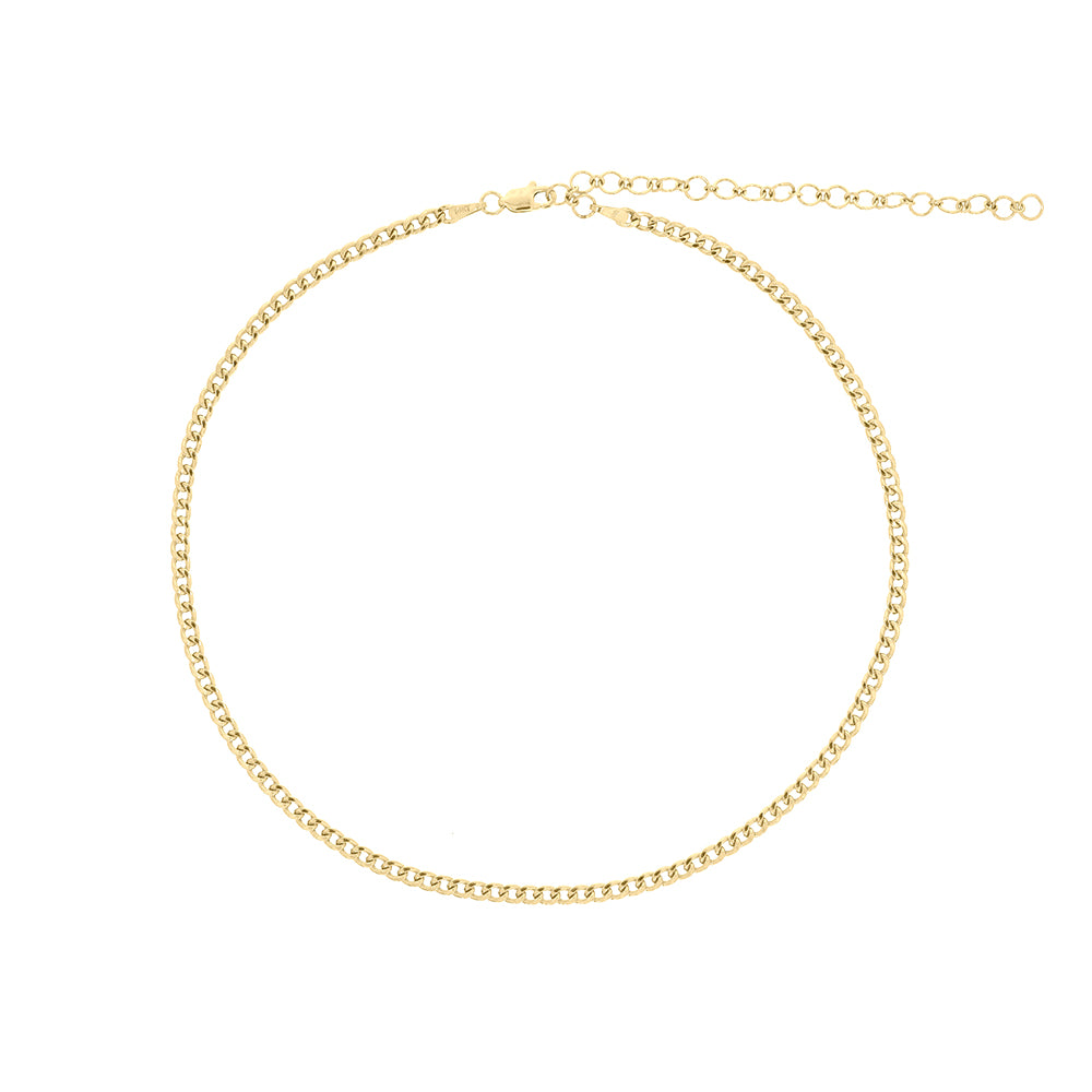 Sterling Silver 14KYGP Chain